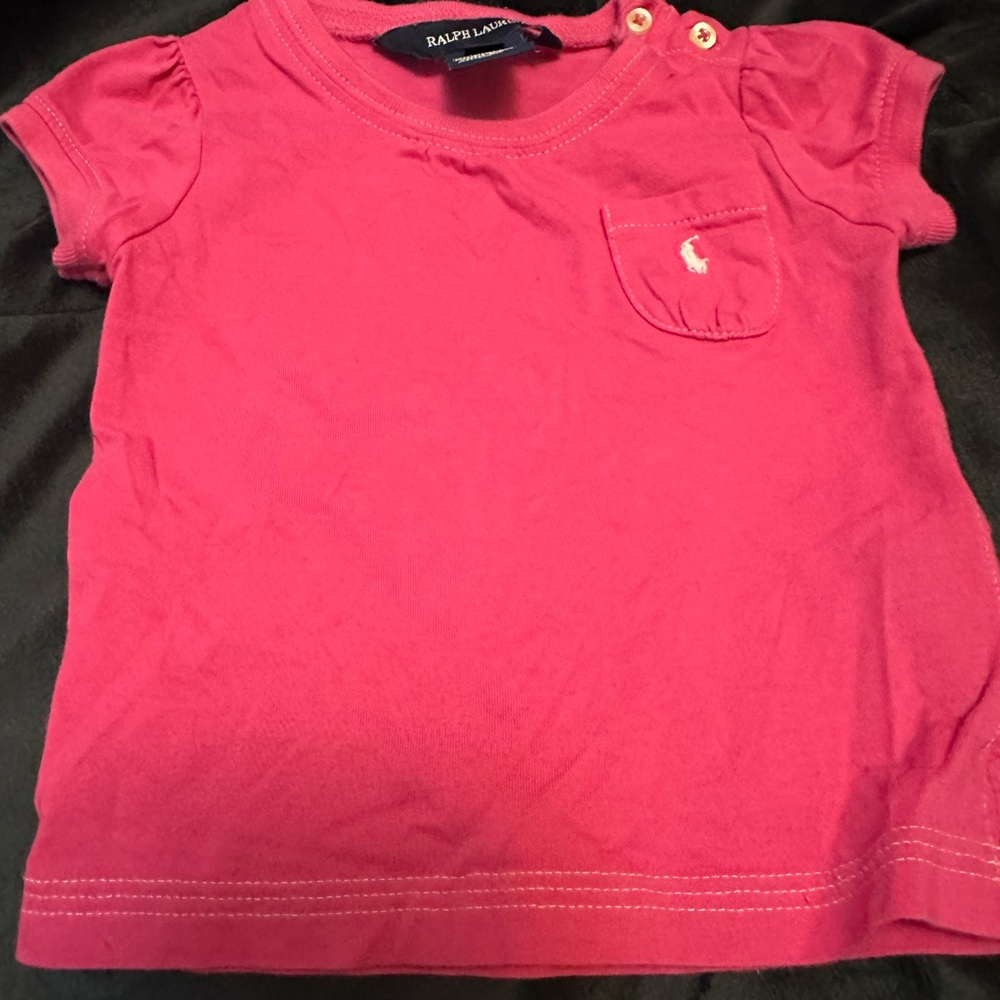 Ralph Lauren Fuchsia Kids Tee - Bin 13